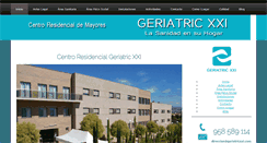 Desktop Screenshot of geriatricxxi.com